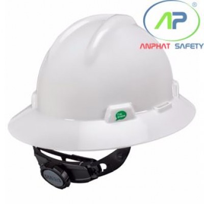 Nón Bảo Hộ MSA V-Gard vành rộng (nút vặn) chưa bao gồm dây 